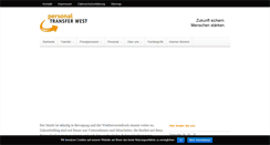 Desktop Screenshot of personaltransfer-west.de